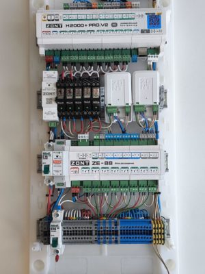 Монтаж автоматики zont h2000
