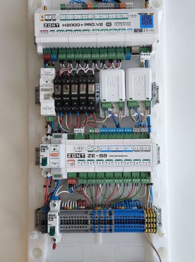 Монтаж автоматики zont h2000